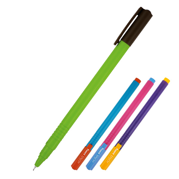 Ручка гелевая Axent Enjoy, синий 0,5 мм, разноцветный корпус